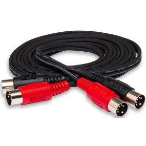 HOSA MID203 Dual MIDI Cable 10ft
