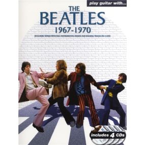 Play Guitar With The Beatles 1967 to 1970 Tab and 4 CDs