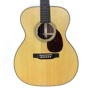 Martin OM 28E Standard Orchestra Model Acoustic Electric Guitar in Natural