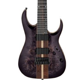 Ibanez RGA217P1PB 7 String Electric Guitar in Deep Twilight Burst Low Gloss
