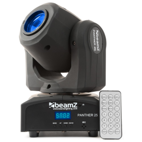 Beamz Panther 25 LED Moving Head Spot with IRC