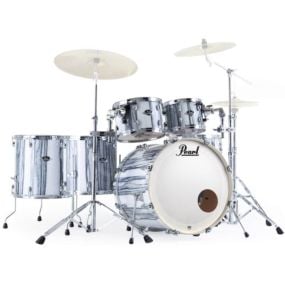 Pearl Limited Edition Export Artisan 22" 6-Piece Fusion Plus Drumkit in White Limba