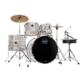 Mapex Prodigy 5 Piece Drum Kit in White Wood Grain