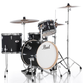 Pearl Midtown 4-Piece Compact Drum Kit in Matte Black