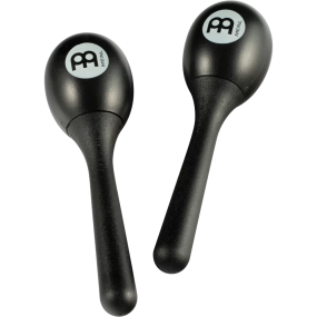 Meinl Percussion Plastic Egg Maracas Pair in Black