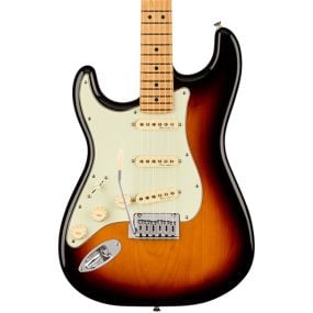 Fender Player Stratocaster Left-Handed, Maple Fingerboard in 3-Color Sunburst