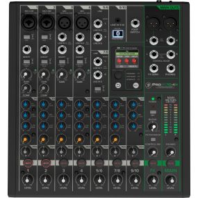 Mackie ProFX10v3+ 10-Channel Analog Mixer With Enhanced FX, USB Recording and Bluetooth