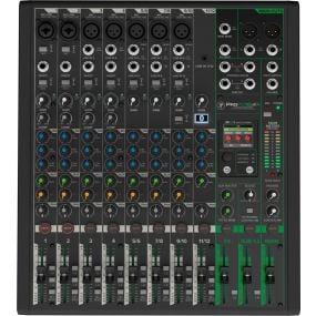 Mackie ProFX12v3+ 12-Channel Analog Mixer With Enhanced FX, USB Recording and Bluetooth