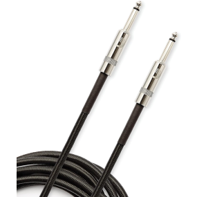 D'Addario Custom Series 15' Braided Instrument Cable in Black