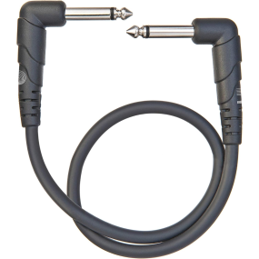 D'Addario Planet Waves Classic Series 1' Right Angle Patch Cable