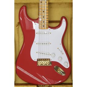 Fender Custom Shop 50's Stratocaster NOS, AAA Birdseye Maple Neck, Gold Hardware in Fiesta Red