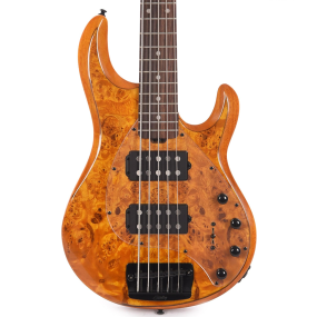 Sterling By Music Man StingRay Ray 35 HH in Amber Poplar Burl