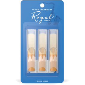 Royal By D'Addario Tenor Saxophone Reeds Strength 3.0 3 Pack