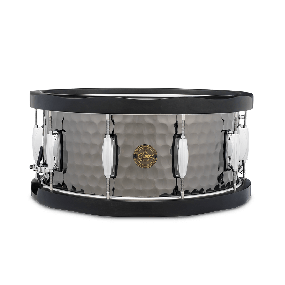 Gretsch Full Range Series 6.5” x 14" Wood Hoop Hammered Black Steel Snare Drum