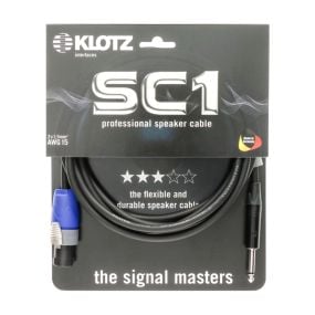 Klotz SC1 1m Speaker Cable Neutrik SpeakON/Jack