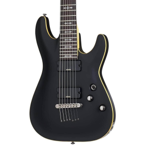 Schecter Demon-7 FR 7 Srting Electric Guitar in Satin Black