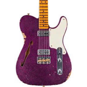 Fender Custom Shop Limited Edition Caballo Tono Ligero Relic, Maple Neck in Aged Magenta Sparkle