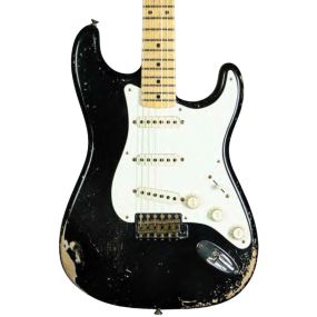 Fender Custom Shop Masterbuilt Dennis Galuszka 1956 Stratocaster Relic in Black