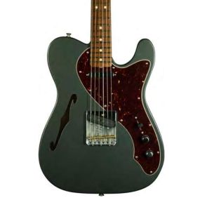 Fender Custom Shop 1950's Thinline Tele Deluxe Closet Classic, Rosewood Neck in Aged Charcoal Frost Metallic