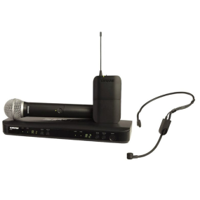 Shure Wireless Dual Mic System BLX1 Tx; PGA31 & BLX2PG58 Mic; BLX88 RX; Auto Setup 662-686MHz