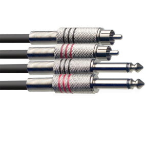 Stagg Twin Cable, jack/RCA (m/m), 60 cm (2')