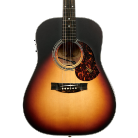 Maton Troubadour Dreadnought Acoustic Electric Guitar in Tobacco Sunburst