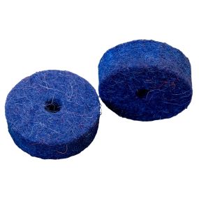 Tuner Fish Cymbal Felts 10 Pack in Blue