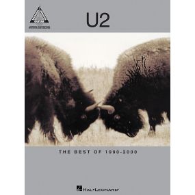 U2 The Best of 1990-2000 Guitar Recorded Versions Tab