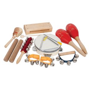 Mano Percussion 9 Piece Percussion Set and Bag