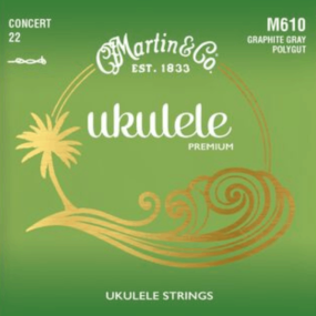 Martin M610 Ukulele Premium Concert Polygut Strings