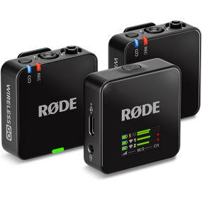 Rode Wireless GO Gen 3 Compact Wireless Microphone System in Black