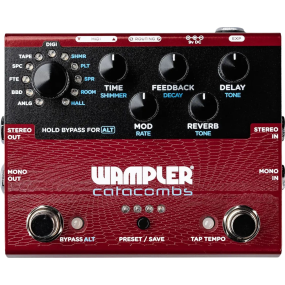 Wampler Catacombs Reverb and Delay Pedal