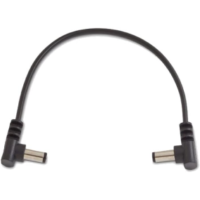 RockBoard 15cm Angled to Angled Power Supply Cable in Black