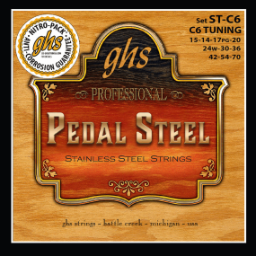 GHS ST C6 Pedal Steel Super Steels String 12-70 Gauge