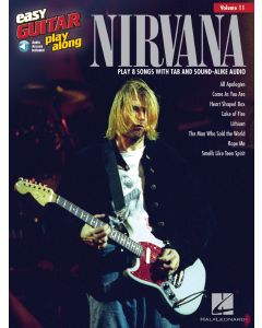 Hal Leonard Nirvana Easy Guitar Play Along Volume 11 Bk/Ola