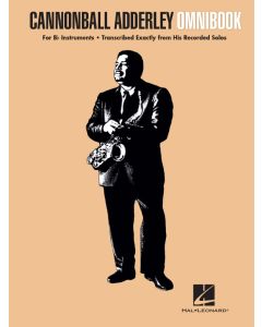 Cannonball Adderley Omnibook B Flat Edition