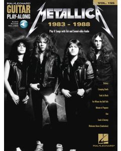 Metallica 1983-1988 Guitar Playalong Volume 195 BK/OLA
