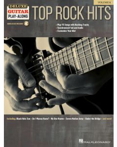 Top Rock Hits Deluxe Guitar Playalong Volume 1 BK/OLA