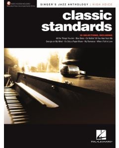 Classic Standards Singers Jazz Anthology High Voice BK/OLA