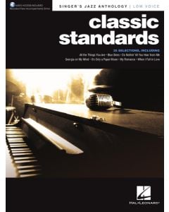 Classic Standards Singers Jazz Anthology Low Voice BK/OLA