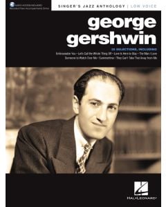 George Gershwin Singer's Jazz Anthology Low Voice BK/OLA
