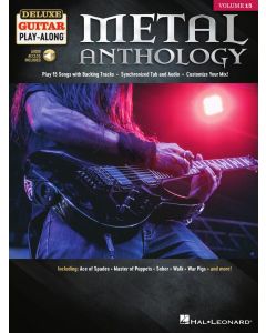 Metal Anthology Deluxe Guitar Playalong Volume 15 BK/OLA