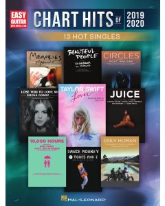 Chart Hits of 2019-2020 Easy Guitar Notes & Tab