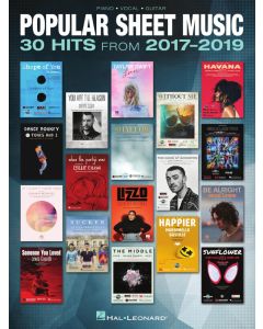 Popular Sheet Music 30 Hits from 2017-2019 PVG