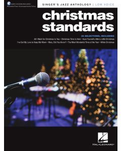 Christmas Standards Singer's Jazz Anthology Low Voice