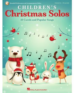 Children's Christmas Solos 25 Carols and Popular Songs BK/OLA
