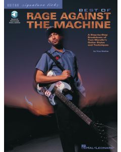 Best of Rage Against the Machine Signature Licks Guitar Tab BK/CD