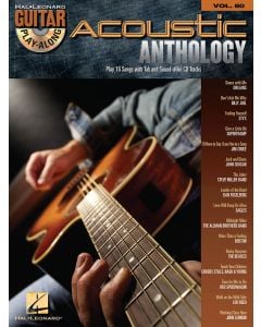 Acoustic Anthology Guitar Playalong Volume 80 BK/CD
