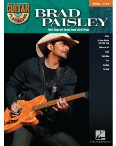 Brad Paisley Guitar Play Along Volume 117 Book & CD