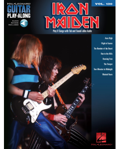 Iron Maiden Guitar Play Along Volume 130 Book & OLA